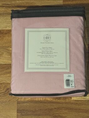 belk Blush Pink Sheet Set in Soft Solid